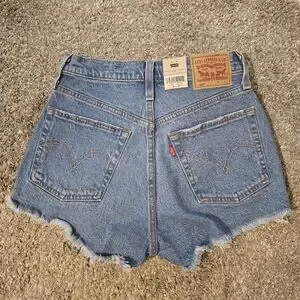 Levi's 501 Women's Blue Denim Shorts